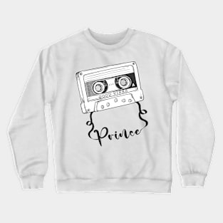 Good Vibes Prince // Retro Ribbon Cass Crewneck Sweatshirt